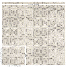 Load image into Gallery viewer, SCHUMACHER PRADO EMBROIDERY FABRIC 76070 / GRAPHITE