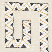 Load image into Gallery viewer, SCHUMACHER PRADO EMBROIDERY FABRIC 76070 / GRAPHITE