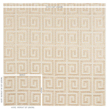 Load image into Gallery viewer, SCHUMACHER PRADO EMBROIDERY FABRIC 76071 / SAFFRON