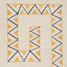 Load image into Gallery viewer, SCHUMACHER PRADO EMBROIDERY FABRIC 76071 / SAFFRON