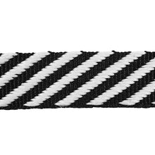Load image into Gallery viewer, Schumacher Twill Tape Trim 76100 / Black