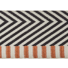 Load image into Gallery viewer, Schumacher Chevron Twill Tape Trim 76110 / Black