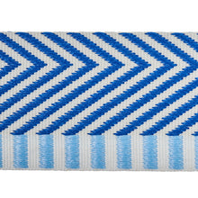 Load image into Gallery viewer, Schumacher Chevron Twill Tape Trim 76113 / Blue