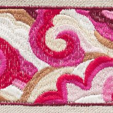 Load image into Gallery viewer, Schumacher Woodstock Tape Trim 76220 / Garnet