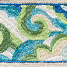Load image into Gallery viewer, Schumacher Woodstock Tape Trim 76221 / Peacock