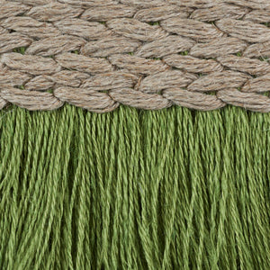 Schumacher Braided Linen Fringe Trim 76261 / Leaf