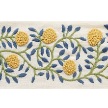 Load image into Gallery viewer, Schumacher Ashoka Tape Trim 76292 / Citron &amp; Blue