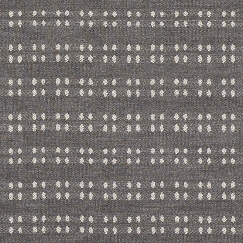 Schumacher Bolsa Indoor/outdoor Fabric 76340 / Charcoal
