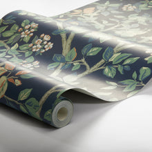Load image into Gallery viewer, Schumacher Ingrid Marie Wallpaper 7651 / Navy