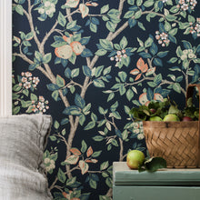 Load image into Gallery viewer, Schumacher Ingrid Marie Wallpaper 7651 / Navy