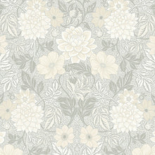Load image into Gallery viewer, Schumacher Dahlia Garden Wallpaper 7664 / Natural