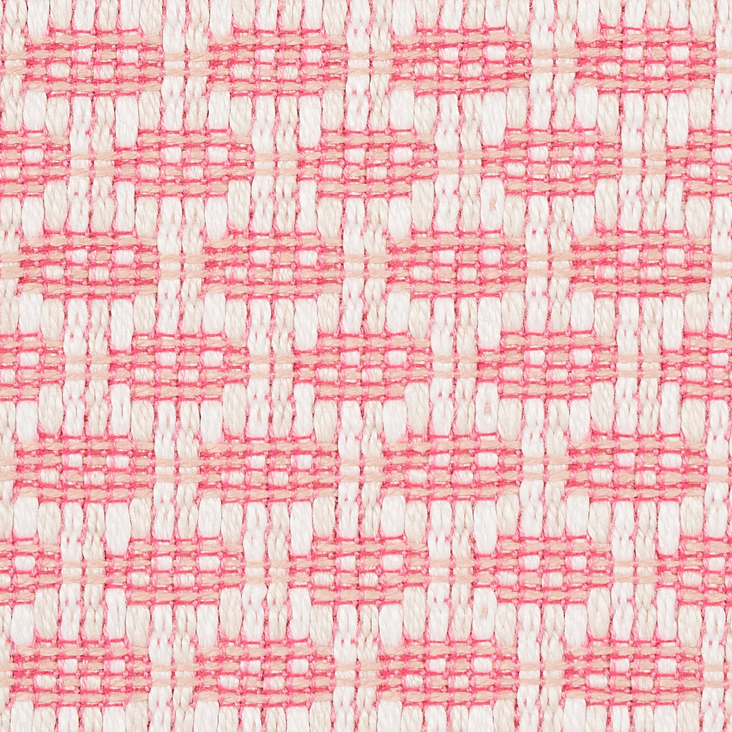 Schumacher Hickox Indoor/outdoor Fabric 76655 / Coral