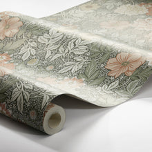 Load image into Gallery viewer, Schumacher Dahlia Garden Wallpaper 7666 / Green