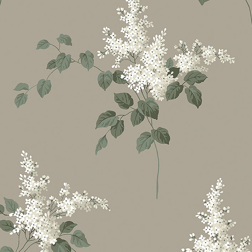 Schumacher Lilacs Wallpaper 7667 / Grisaille