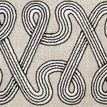 Load image into Gallery viewer, Schumacher Freeform Embroidered Tape Trim 76732 / Graphite