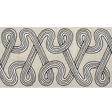 Load image into Gallery viewer, Schumacher Freeform Embroidered Tape Trim 76732 / Graphite