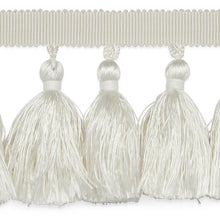 Load image into Gallery viewer, Schumacher Valentin Silk Tassel Trim 76800 / Ivory
