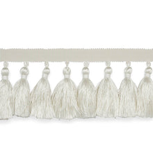 Load image into Gallery viewer, Schumacher Valentin Silk Tassel Trim 76800 / Ivory