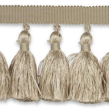 Load image into Gallery viewer, Schumacher Valentin Silk Tassel Trim 76801 / Sand