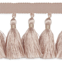 Load image into Gallery viewer, Schumacher Valentin Silk Tassel Trim 76802 / Blush