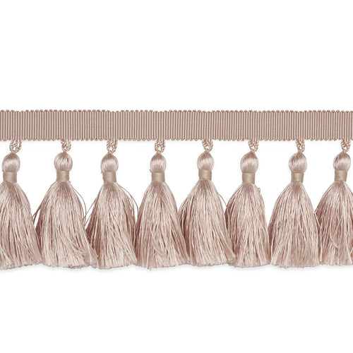 Schumacher Valentin Silk Tassel Trim 76802 / Blush