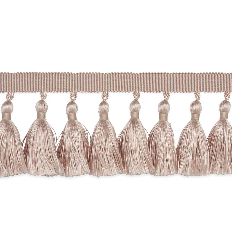 Schumacher Valentin Silk Tassel Trim 76802 / Blush