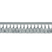Load image into Gallery viewer, Schumacher Valentin Silk Tassel Trim 76803 / Cloud