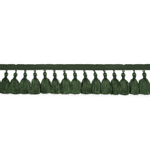 Load image into Gallery viewer, Schumacher Valentin Silk Tassel Trim 76806 / Emerald