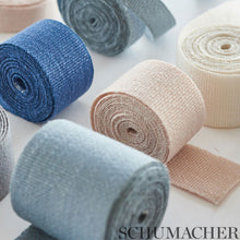 Load image into Gallery viewer, Schumacher Mathias Linen Tape Narrow Trim 76831 / Indigo