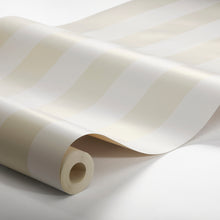 Load image into Gallery viewer, Schumacher Falsterbo Stripe Wallpaper 7685 / Sand