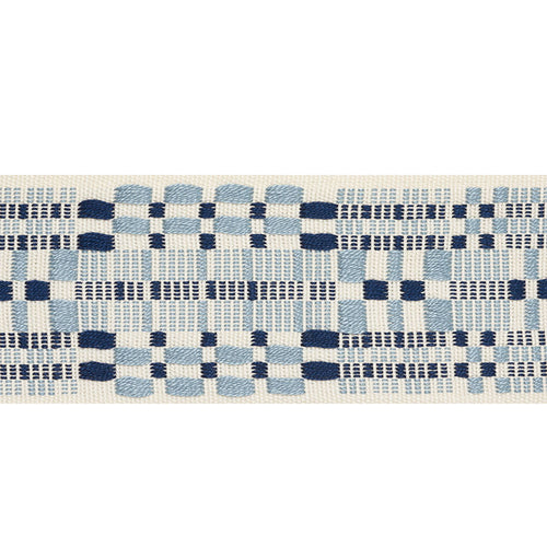 Schumacher Brimfield Tape Trim 76950 / Blues