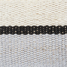 Load image into Gallery viewer, Schumacher Ile Saint-Louis Medium Tape Trim 77010 / White Black &amp; Silvery Blue