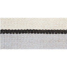 Load image into Gallery viewer, Schumacher Ile Saint-Louis Medium Tape Trim 77010 / White Black &amp; Silvery Blue