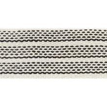 Load image into Gallery viewer, Schumacher Agnes Medium Tape Trim 77070 / White &amp; Black