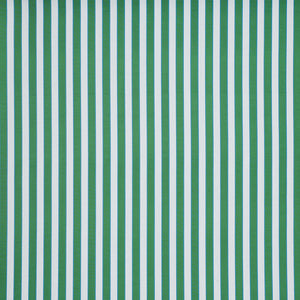 SCHUMACHER RIBBON STRIPE FABRIC 77100 / EMERALD