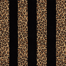 Load image into Gallery viewer, SCHUMACHER GUEPARD STRIPE VELVET FABRIC 77142 / BLACK