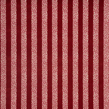 Load image into Gallery viewer, SCHUMACHER GUEPARD STRIPE VELVET FABRIC 77143 / RED