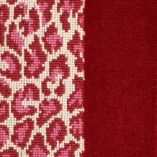 Load image into Gallery viewer, SCHUMACHER GUEPARD STRIPE VELVET FABRIC 77143 / RED