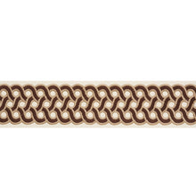 Load image into Gallery viewer, Schumacher Mandeville Tape Trim 77151 / Chestnut