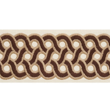 Load image into Gallery viewer, Schumacher Mandeville Tape Trim 77151 / Chestnut
