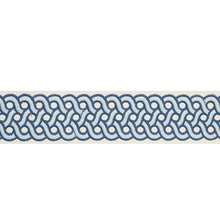 Load image into Gallery viewer, Schumacher Mandeville Tape Trim 77153 / Pacific