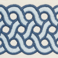 Load image into Gallery viewer, Schumacher Mandeville Tape Trim 77153 / Pacific
