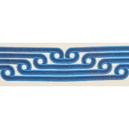 Schumacher Galloway Tape Trim 77210 / Blue