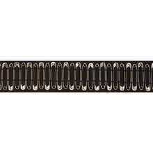 Load image into Gallery viewer, Schumacher Punk Rock Mix Tape Trim 77270 / Black