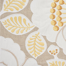 Load image into Gallery viewer, SCHUMACHER JACKIE APPLIQUE EMBROIDERY FABRIC 77300 / NATURAL