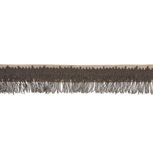 Load image into Gallery viewer, Schumacher Starling Beaded Fringe Trim 77370 / Pewter
