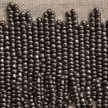 Load image into Gallery viewer, Schumacher Starling Beaded Fringe Trim 77370 / Pewter