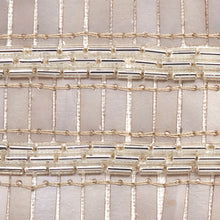 Load image into Gallery viewer, Schumacher Trento Beaded Tape Trim 77380 / Platinum
