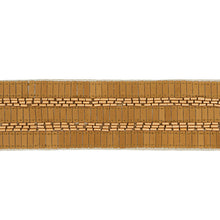 Load image into Gallery viewer, Schumacher Trento Beaded Tape Trim 77381 / Gold