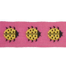 Load image into Gallery viewer, Schumacher Ladybird Tape Trim 77391 / Yellow &amp; Pink